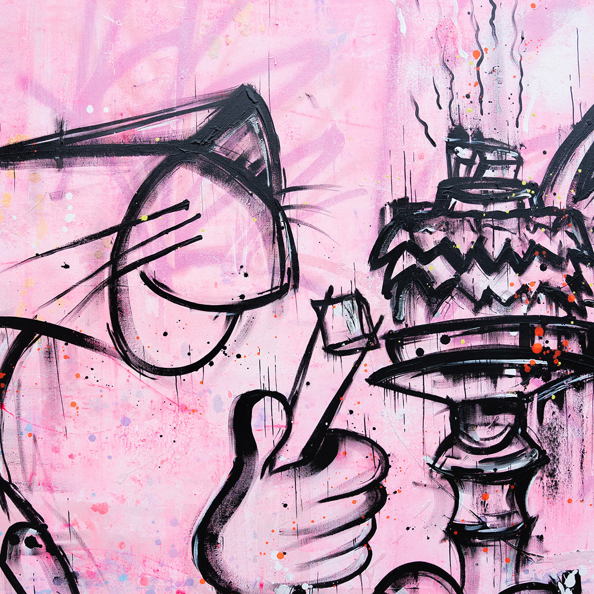 Pink Panther Hookah Time