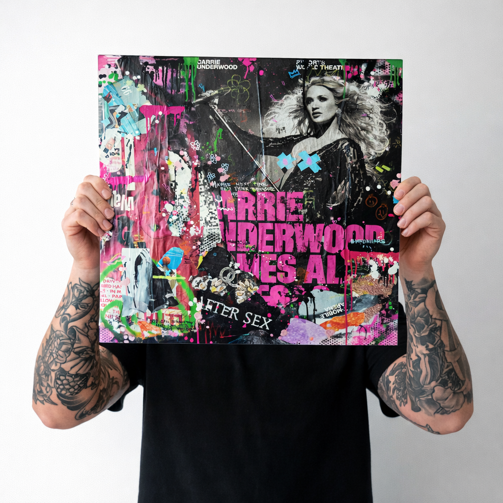Carrie Underwood Street Pop Art Print