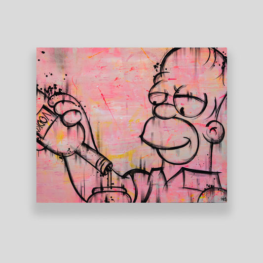Homer's Cheers Poster