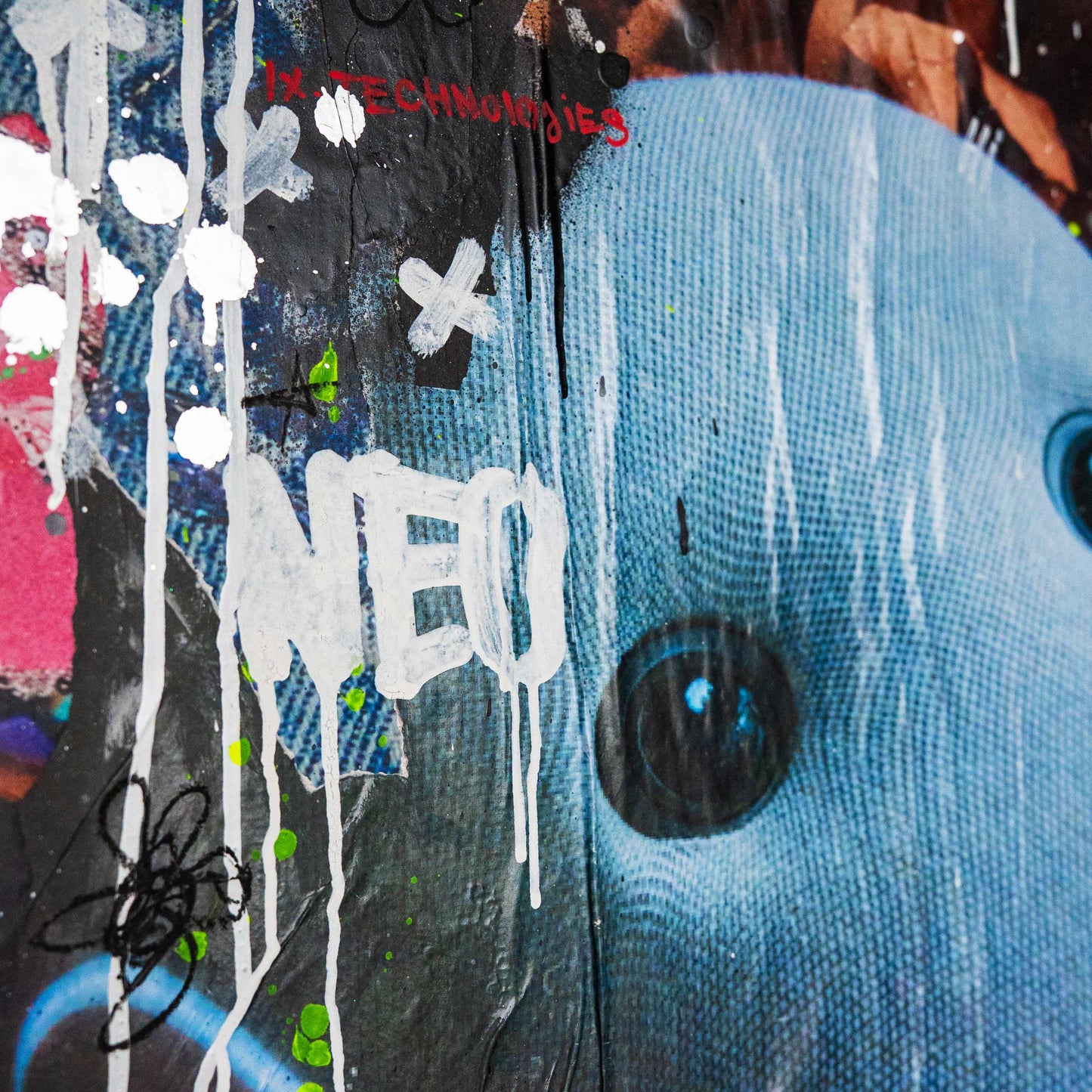 Neo AI - Original Mixed Media Street Art Artwork