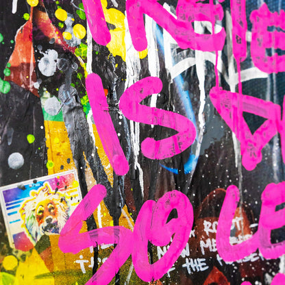 Neo AI - Original Mixed Media Street Art Artwork