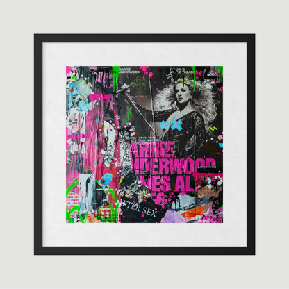 Carrie Underwood Street Pop Art Print