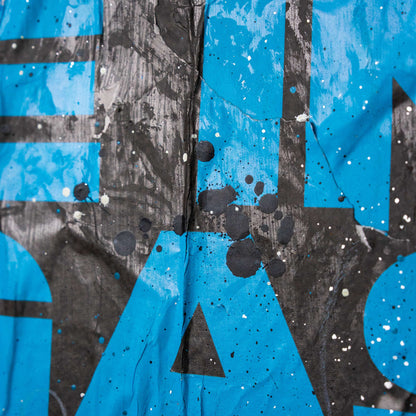 Street art wall decor featuring The Weeknd inspired by Los Angeles graffiti and billboards